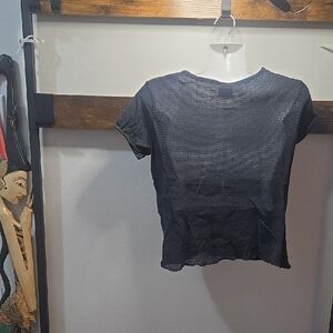 Ecko Unlimited Back Dark Mesh Crop Top Tee (🛍 Bundle ANY 6/$36)